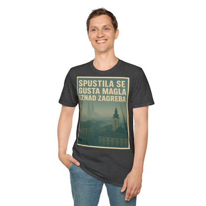 Gusta Magla Iznad Zagreba - Snaga Domovine - Premium Unisex Majica