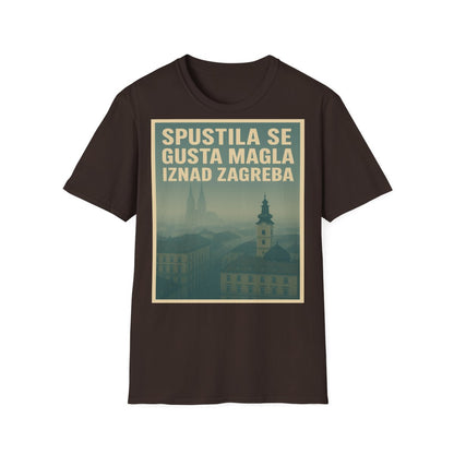 Gusta Magla Iznad Zagreba - Snaga Domovine - Premium Unisex Majica