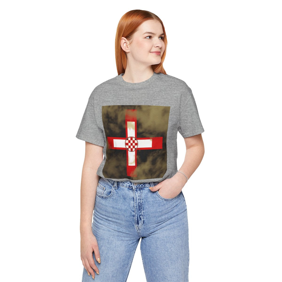 Hrvatski Križar - Snaga Domovine - Premium Unisex Majica