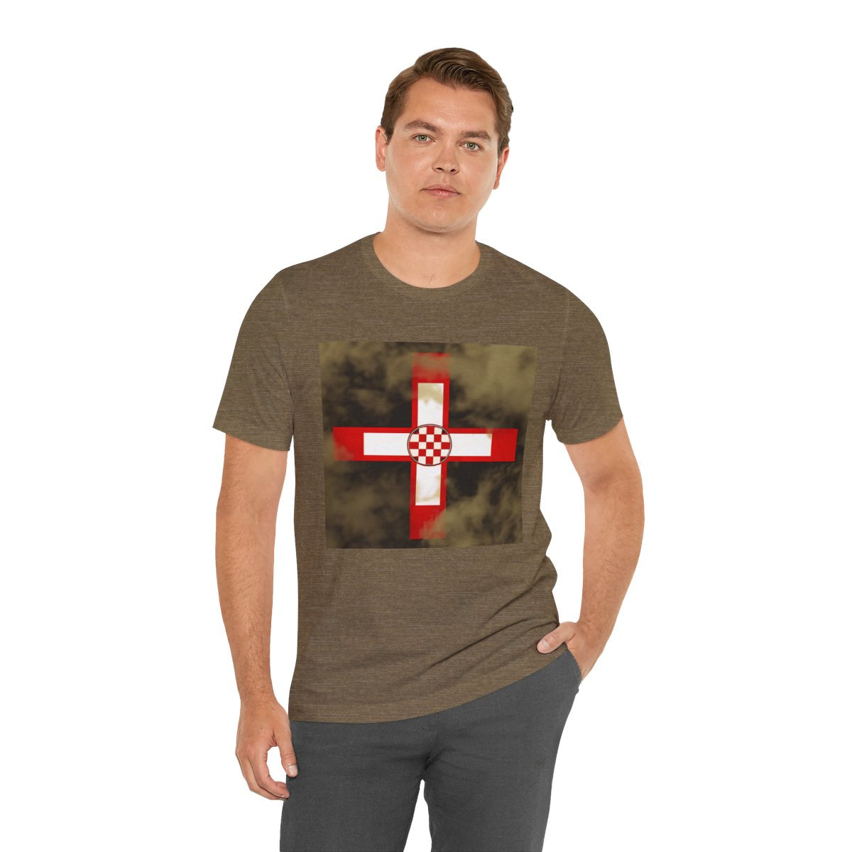 Hrvatski Križar - Snaga Domovine - Premium Unisex Majica