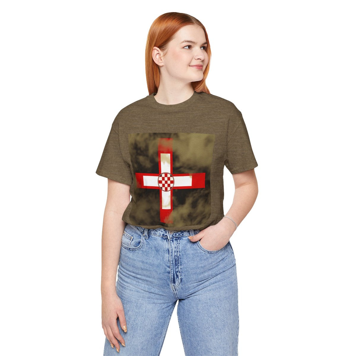 Hrvatski Križar - Snaga Domovine - Premium Unisex Majica