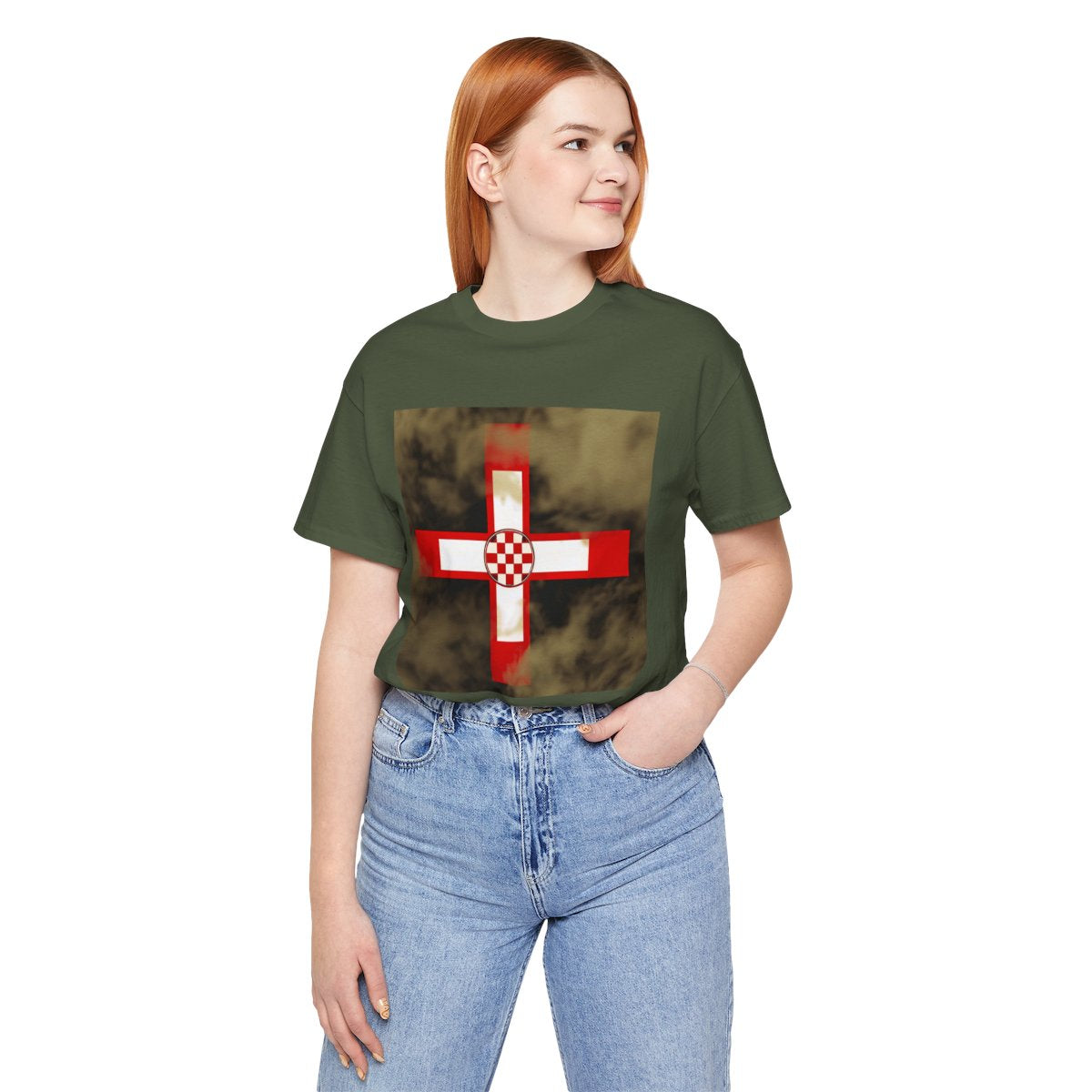 Hrvatski Križar - Snaga Domovine - Premium Unisex Majica