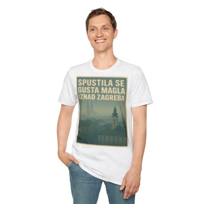 Gusta Magla Iznad Zagreba - Snaga Domovine - Premium Unisex Majica