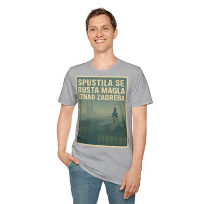 Gusta Magla Iznad Zagreba - Snaga Domovine - Premium Unisex Majica